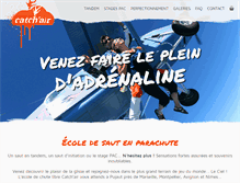 Tablet Screenshot of catch-air.fr